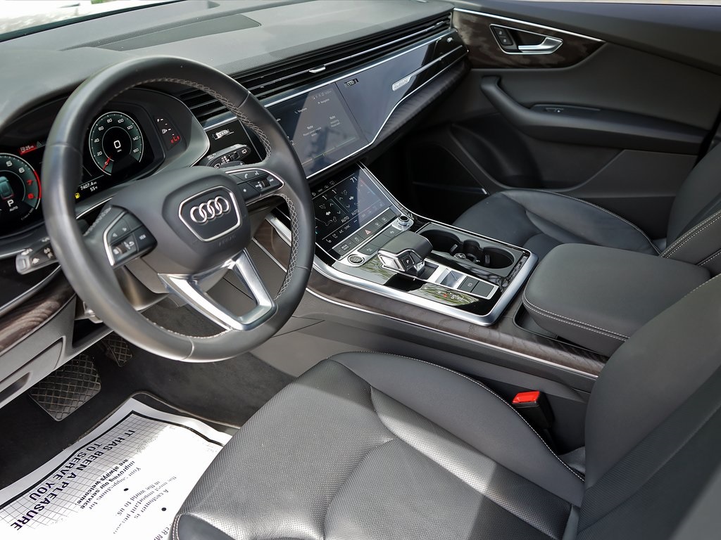 used 2021 Audi Q8 car, priced at $34,995