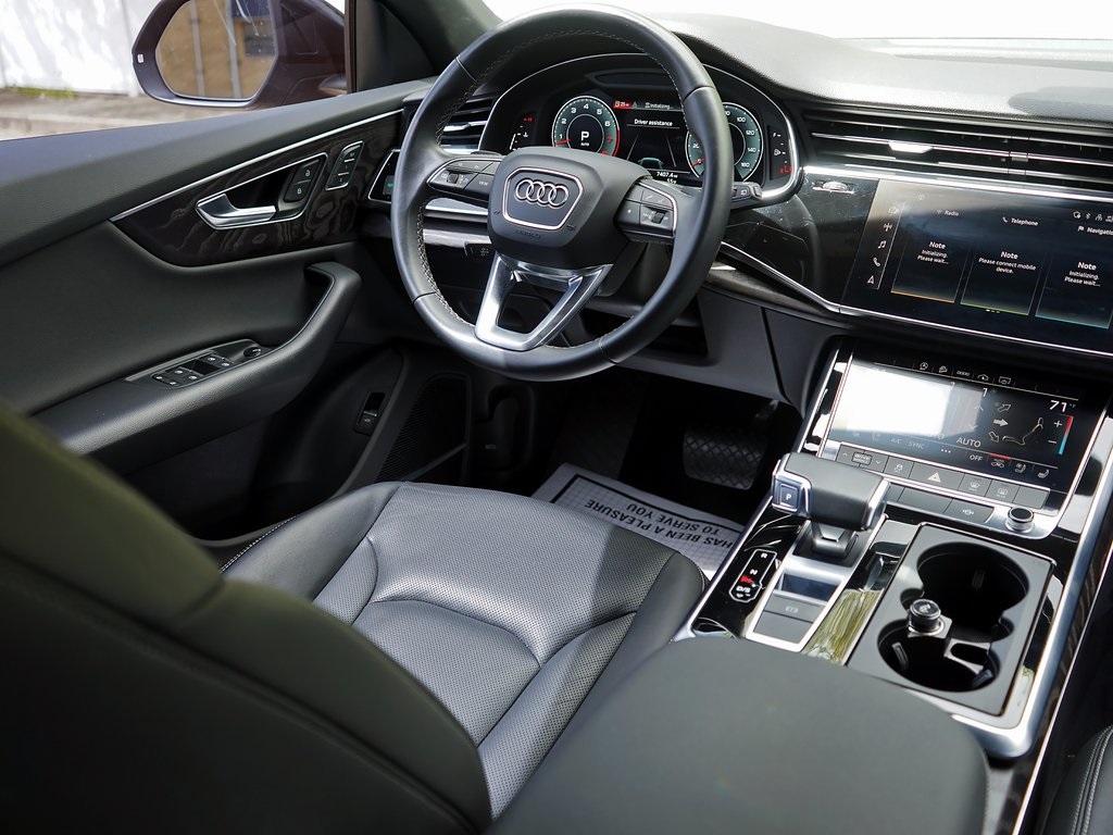 used 2021 Audi Q8 car, priced at $34,995