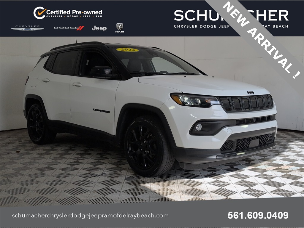 used 2022 Jeep Compass car, priced at $17,800