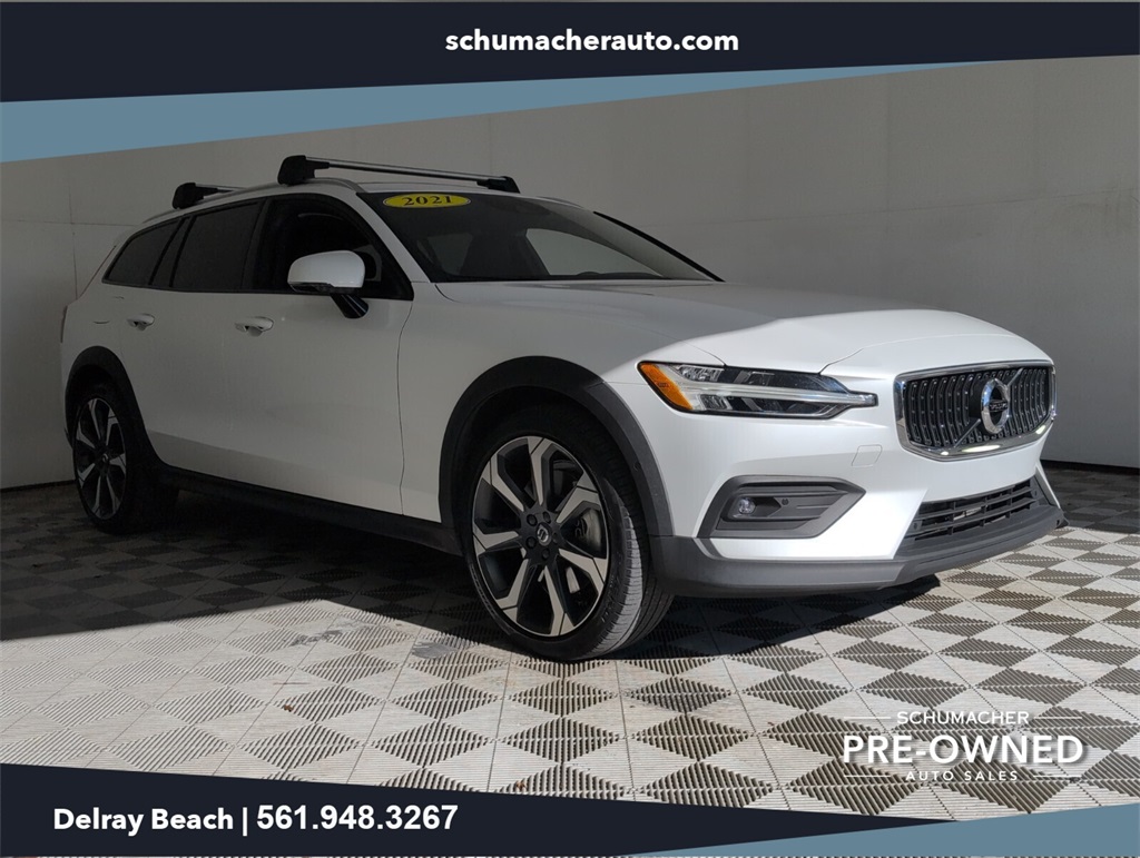 used 2021 Volvo V60 Cross Country car, priced at $28,500