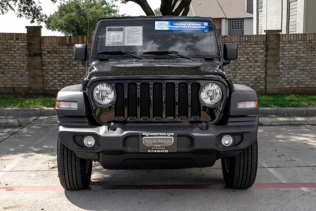 used 2022 Jeep Wrangler car, priced at $33,545