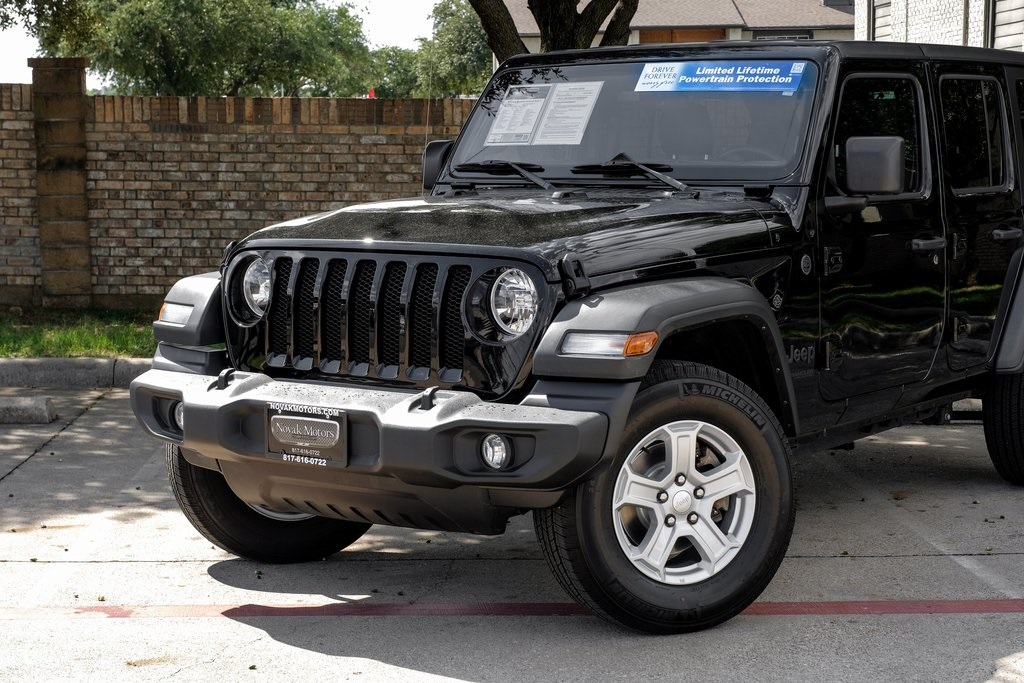 used 2022 Jeep Wrangler car, priced at $33,545
