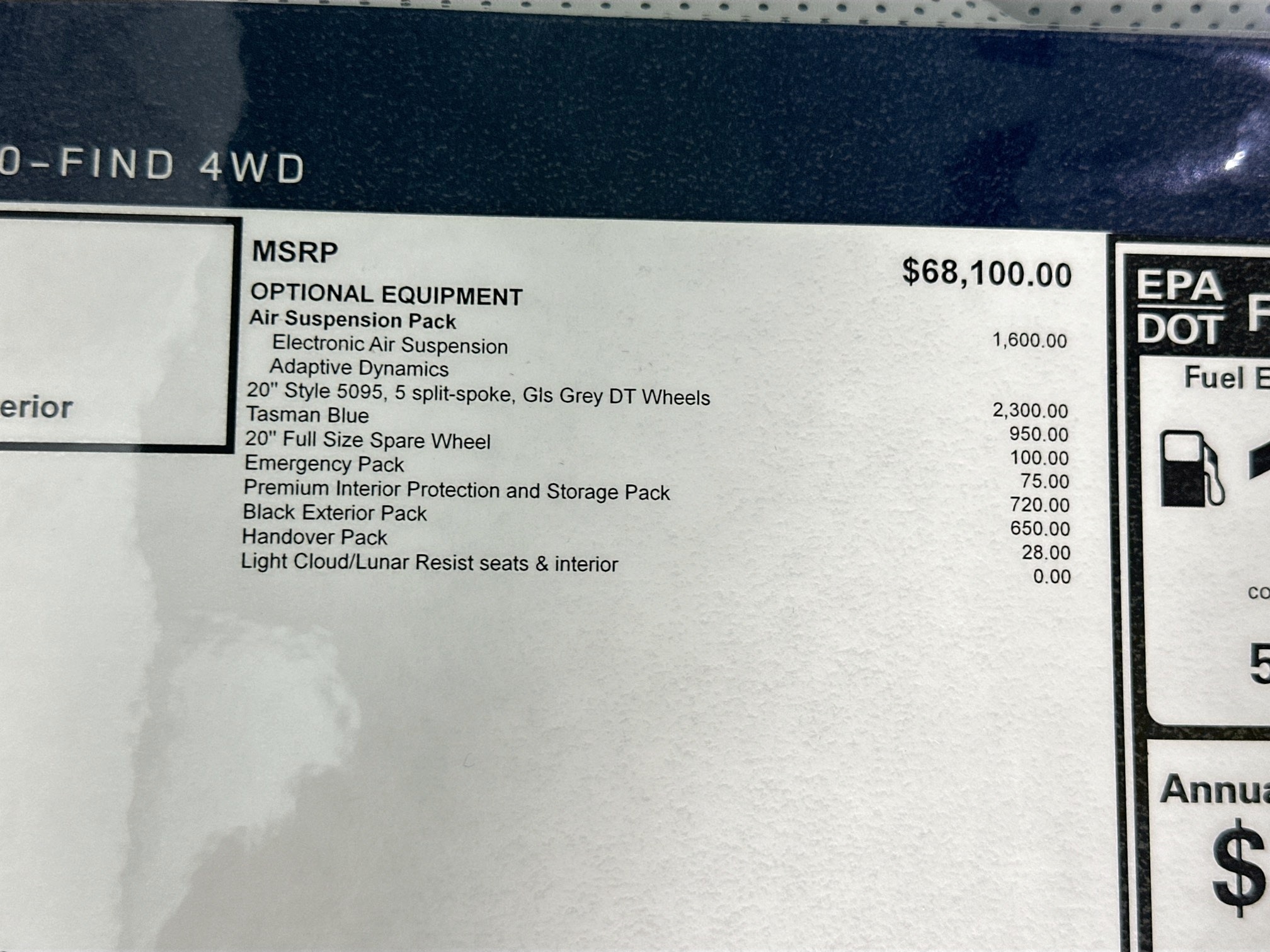 new 2025 Land Rover Defender 110 car, priced at $76,373