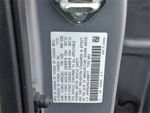 used 2018 Honda CR-V car, priced at $20,750