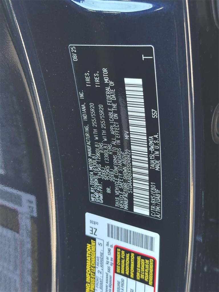 new 2025 Lexus TX car, priced at $64,465