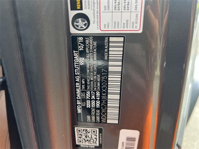 used 2019 Mercedes-Benz G-Class car, priced at $135,567