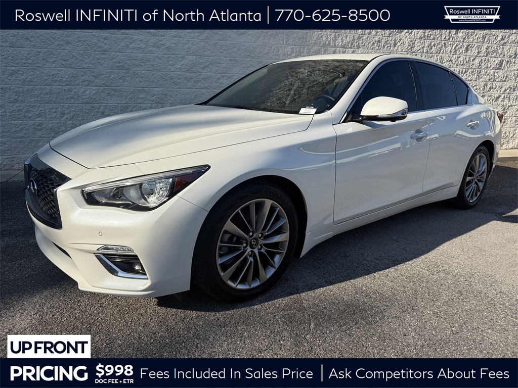 used 2022 INFINITI Q50 car, priced at $27,399
