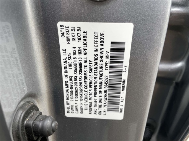 used 2018 Honda CR-V car, priced at $22,215