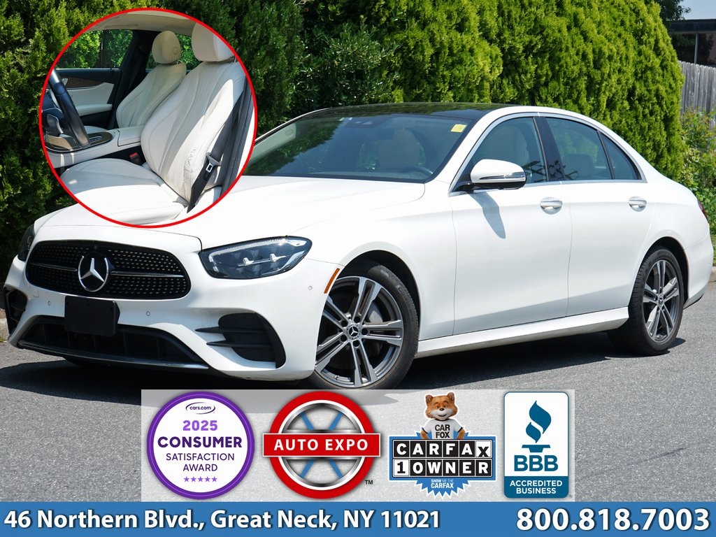 used 2021 Mercedes-Benz E-Class car, priced at $23,995