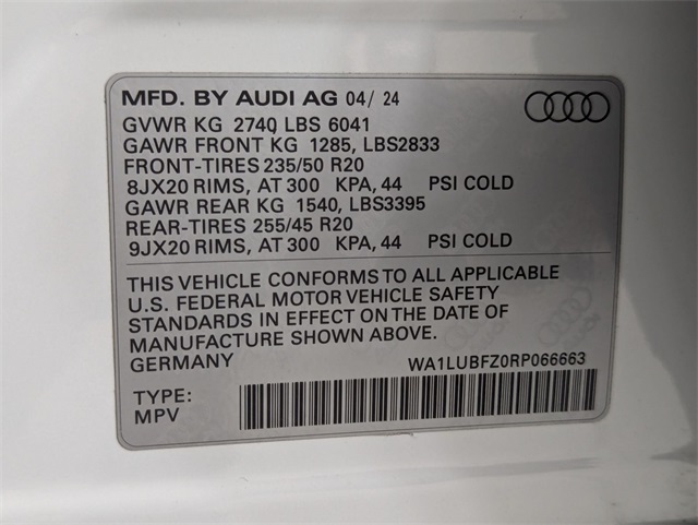 used 2024 Audi Q4 e-tron car, priced at $33,281