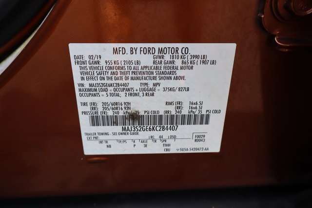used 2019 Ford EcoSport car, priced at $12,500