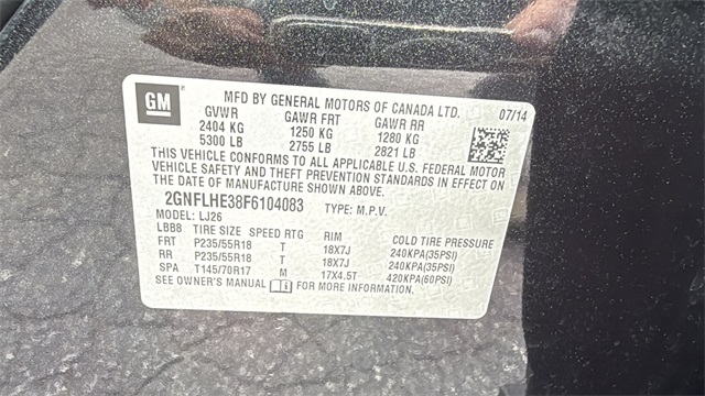 used 2015 Chevrolet Equinox car