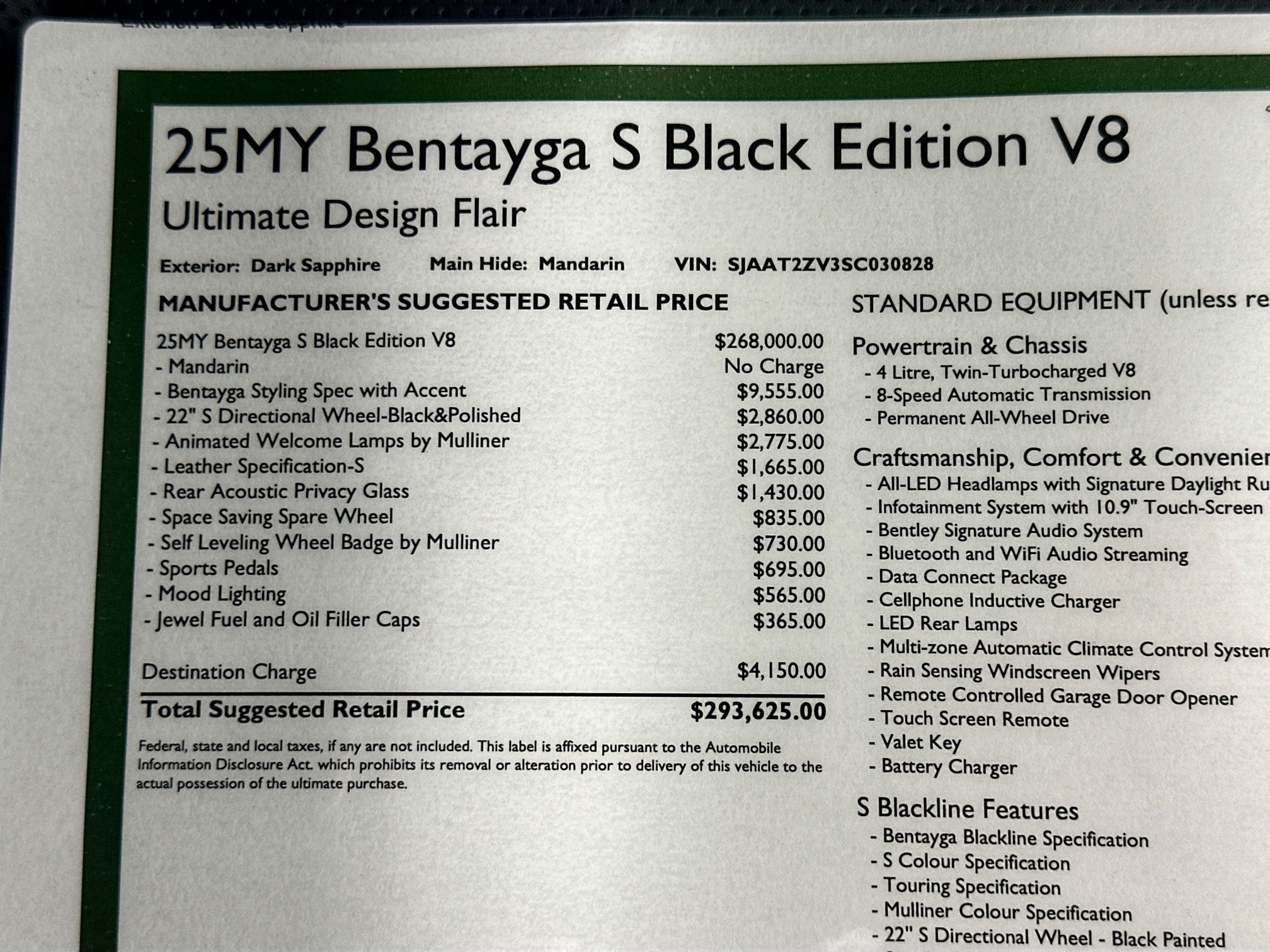 new 2025 Bentley Bentayga car