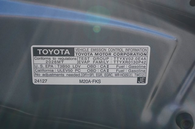 new 2026 Toyota Corolla car, priced at $25,777