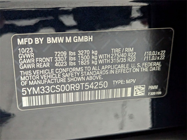 used 2024 BMW XM car, priced at $120,181