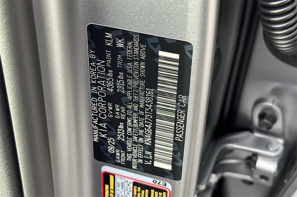 new 2026 Kia K5 car, priced at $30,775