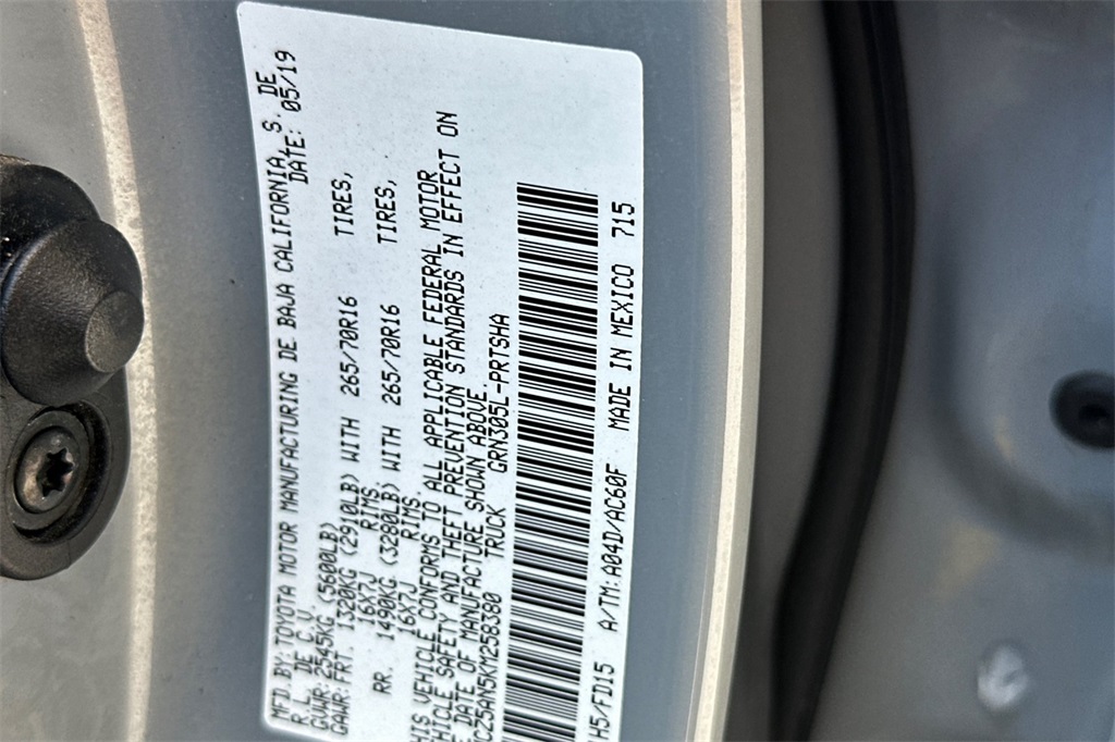 used 2019 Toyota Tacoma car, priced at $36,980