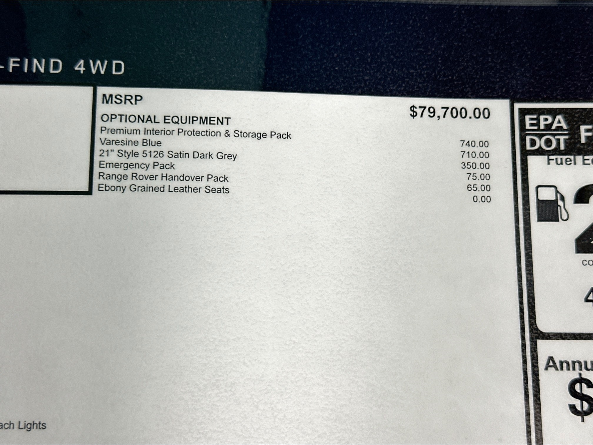 used 2025 Land Rover Range Rover Sport car, priced at $83,265