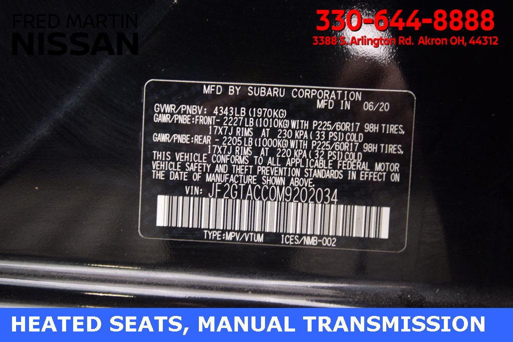 used 2021 Subaru Crosstrek car, priced at $21,700