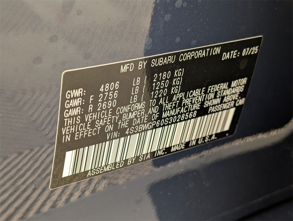 new 2025 Subaru Legacy car, priced at $42,312