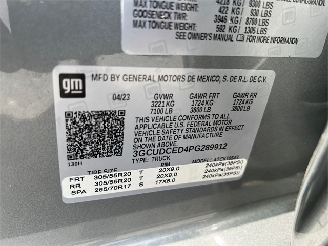 used 2023 Chevrolet Silverado 1500 car, priced at $40,911