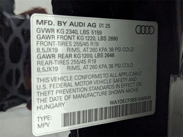 used 2025 Audi Q3 car, priced at $36,481