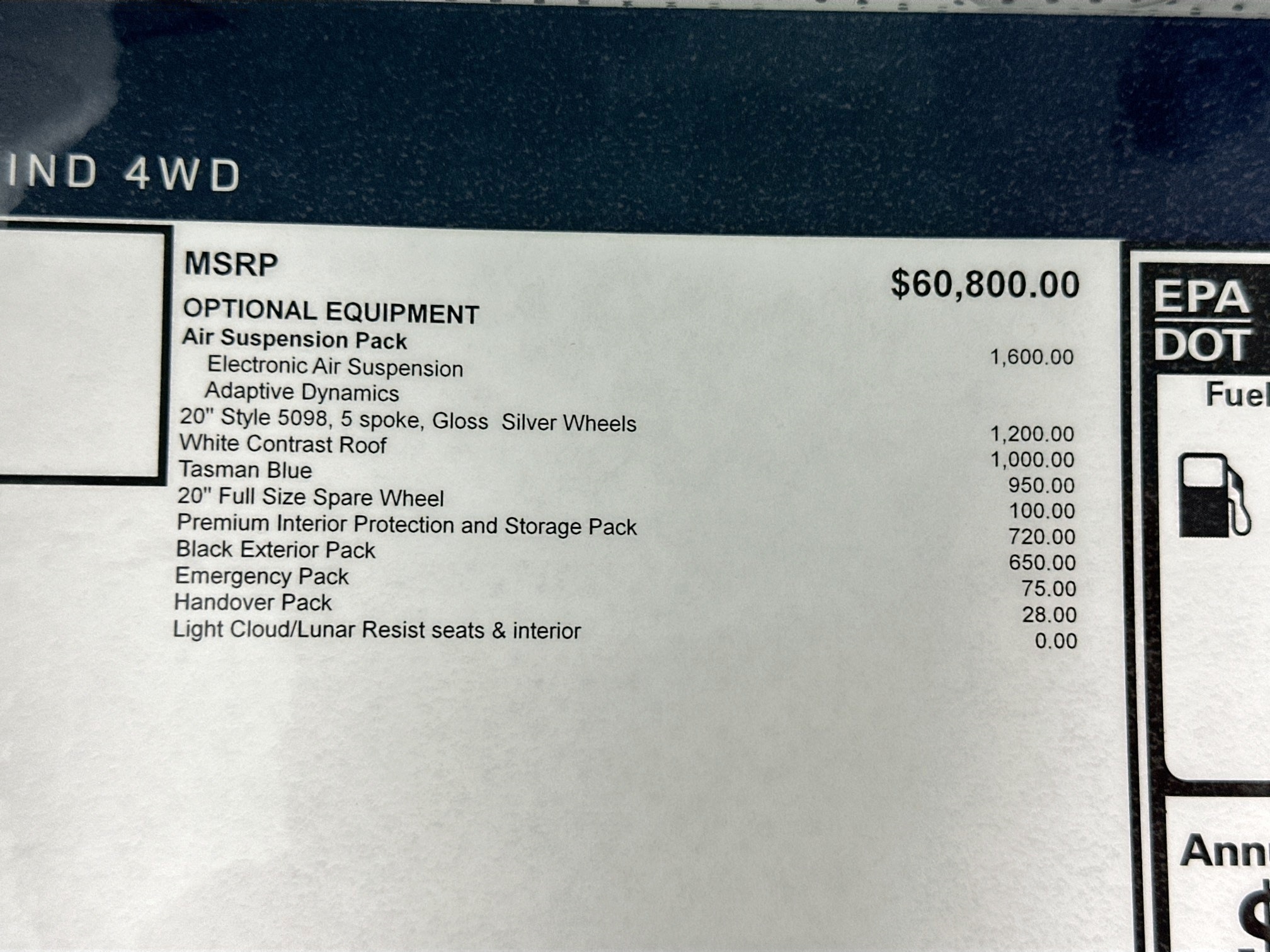 new 2025 Land Rover Defender 110 car, priced at $68,973