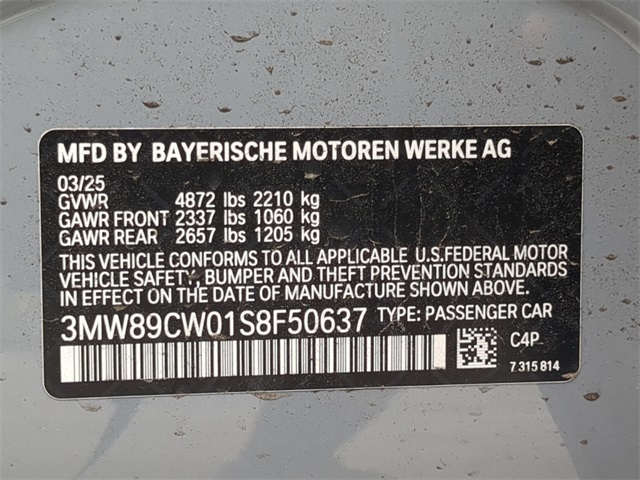 new 2025 BMW 3-Series car, priced at $56,170