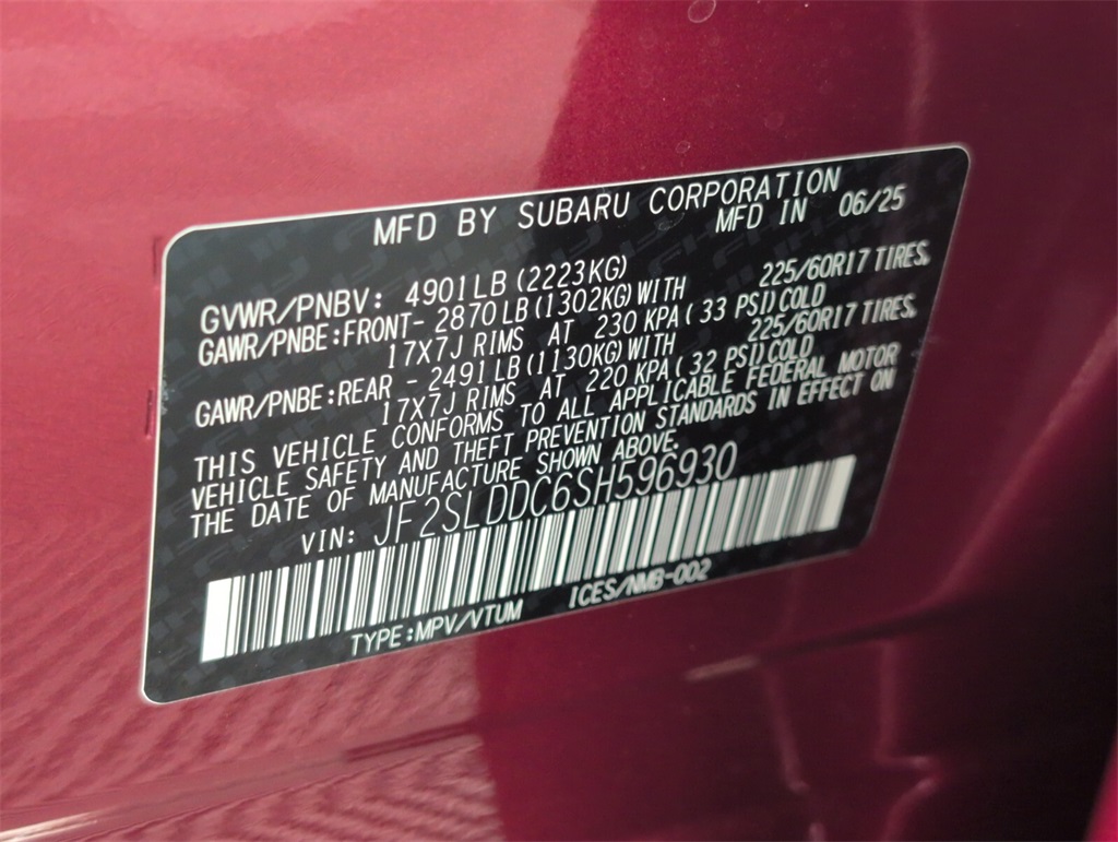 new 2025 Subaru Forester car, priced at $36,892