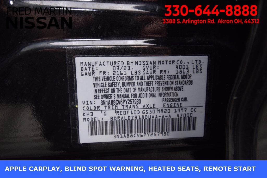 used 2023 Nissan Sentra car, priced at $18,957