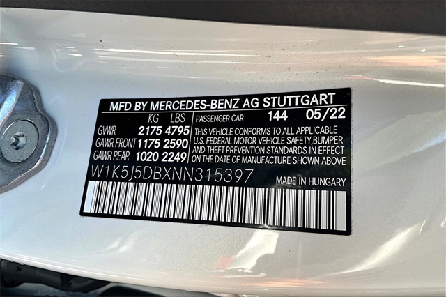 used 2022 Mercedes-Benz CLA car, priced at $45,994
