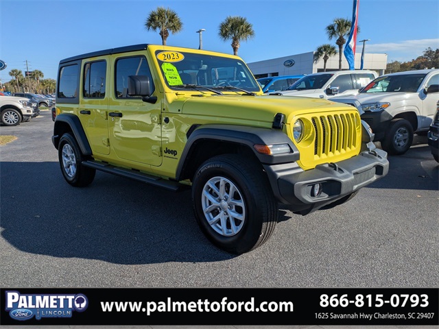 used 2023 Jeep Wrangler car, priced at $35,999