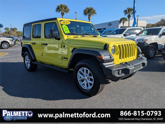 used 2023 Jeep Wrangler car, priced at $35,999