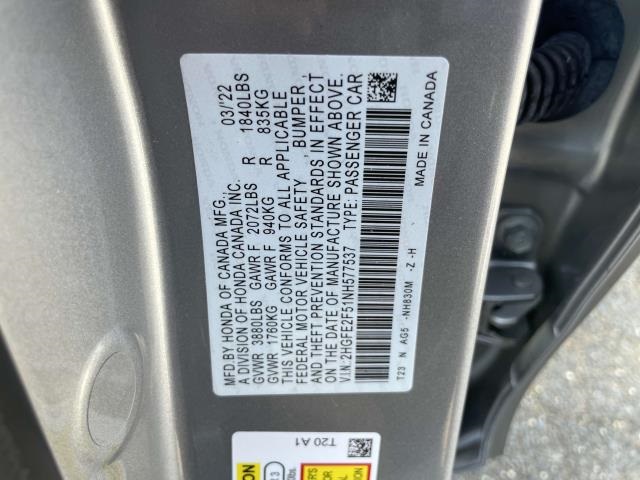 used 2022 Honda Civic car, priced at $22,566