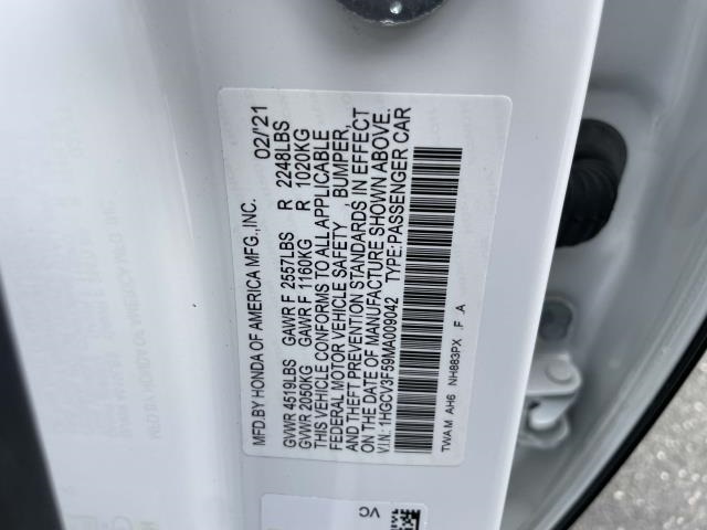 used 2021 Honda Accord Hybrid car, priced at $23,740