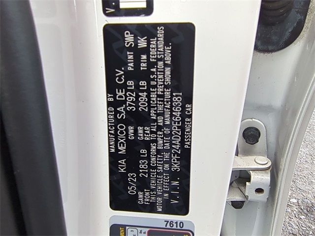 used 2023 Kia Forte car, priced at $16,511