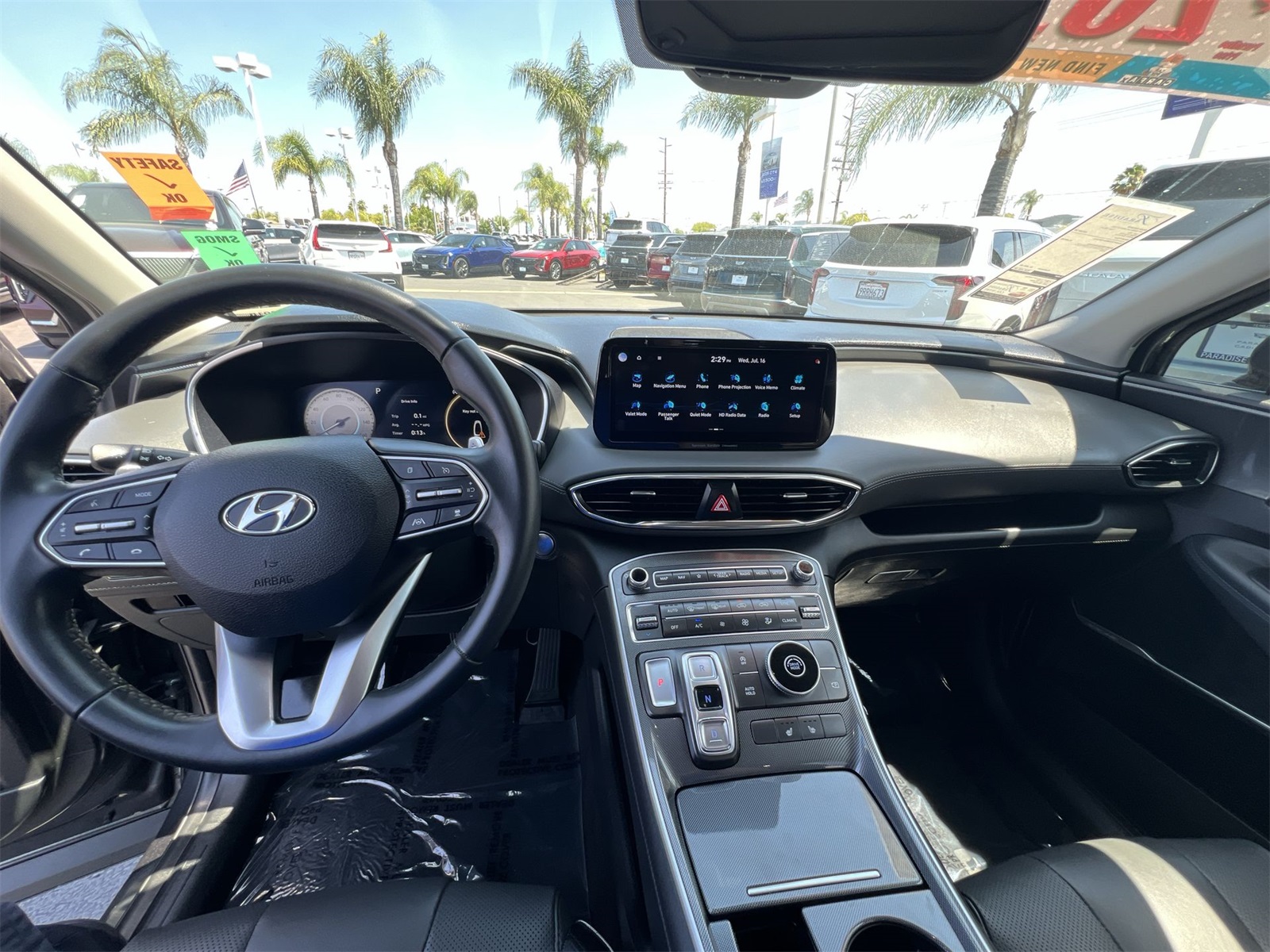 used 2021 Hyundai Santa Fe car, priced at $26,991