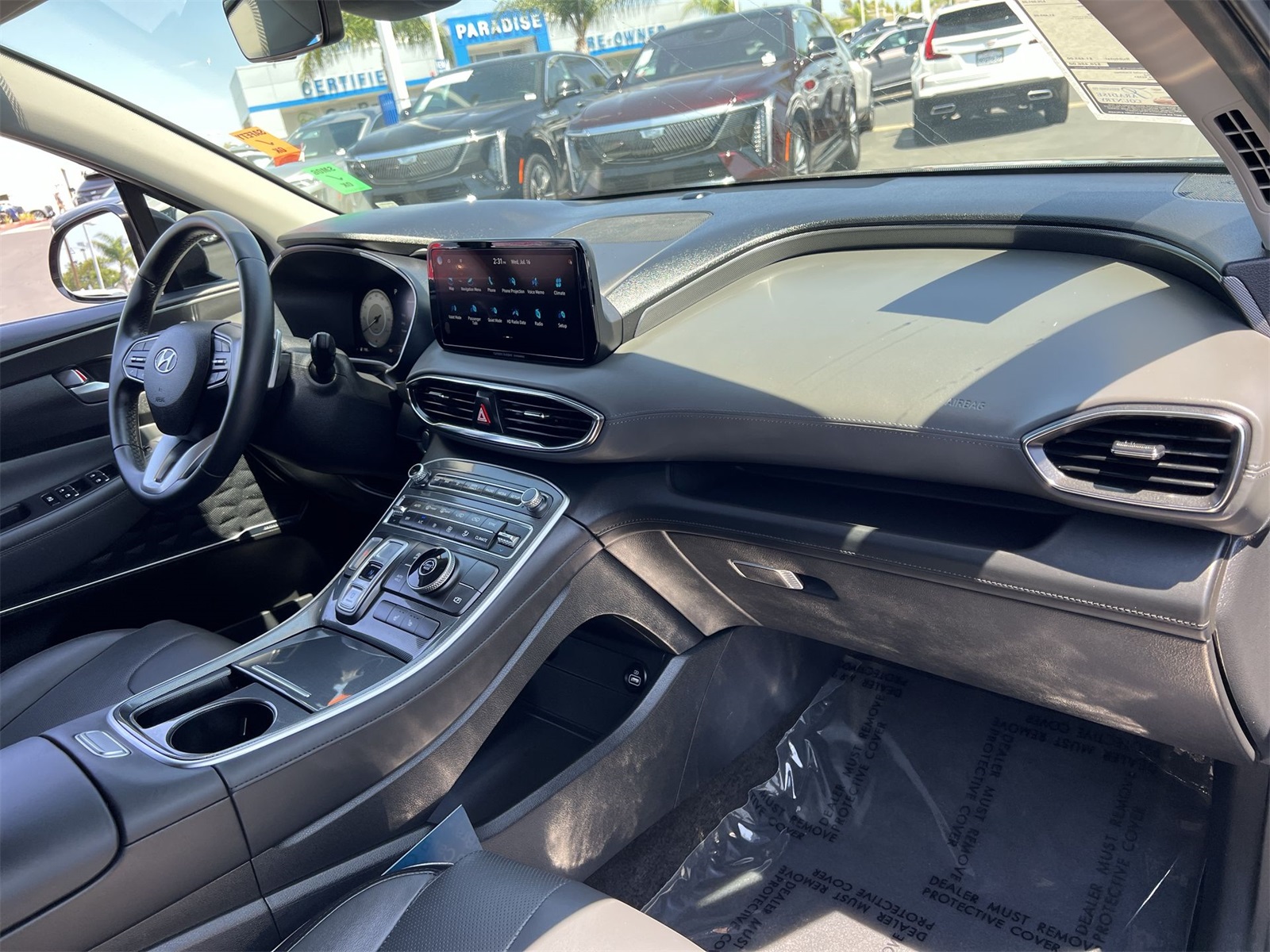 used 2021 Hyundai Santa Fe car, priced at $26,991