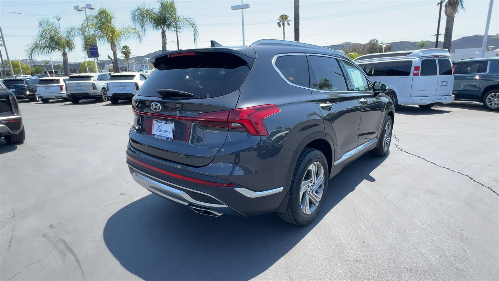 used 2021 Hyundai Santa Fe car, priced at $26,991