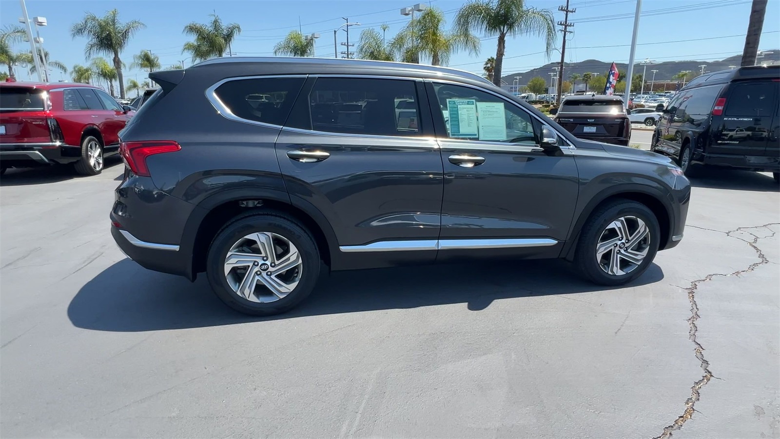 used 2021 Hyundai Santa Fe car, priced at $26,991