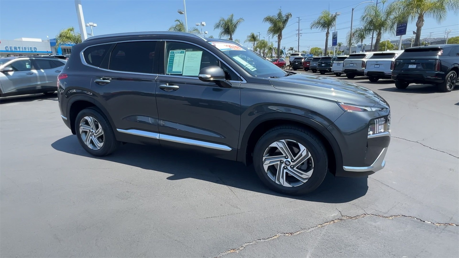 used 2021 Hyundai Santa Fe car, priced at $26,991