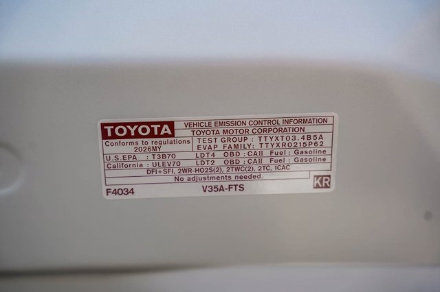 new 2026 Toyota Tundra car, priced at $68,583