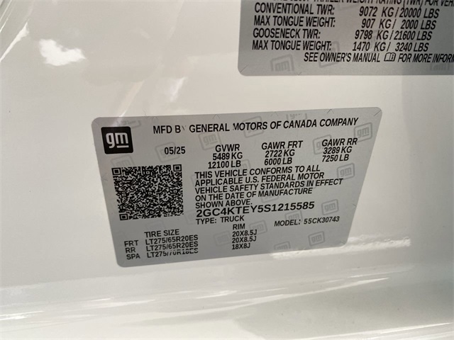 new 2025 Chevrolet Silverado 3500HD car, priced at $73,675