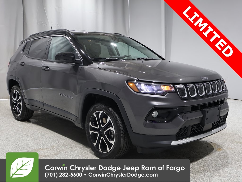 used 2022 Jeep Compass car, priced at $23,500