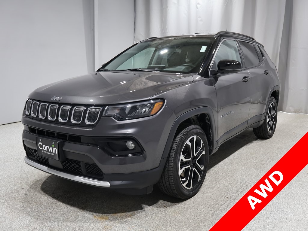 used 2022 Jeep Compass car, priced at $23,500