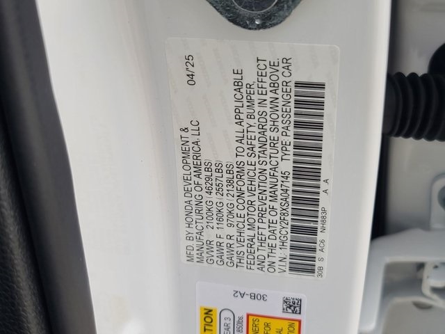 new 2025 Honda Accord Hybrid car, priced at $37,755