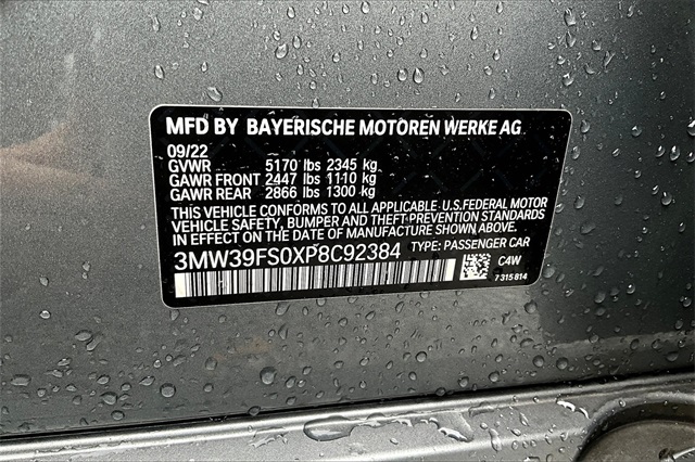 used 2023 BMW 3-Series car, priced at $35,593