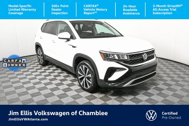 used 2022 Volkswagen Taos car, priced at $21,300