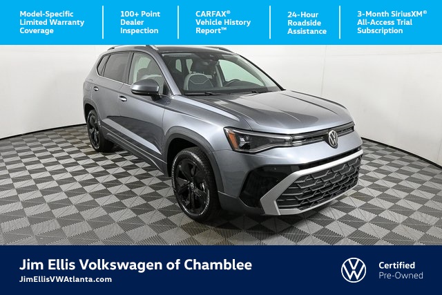 used 2025 Volkswagen Taos car, priced at $24,200