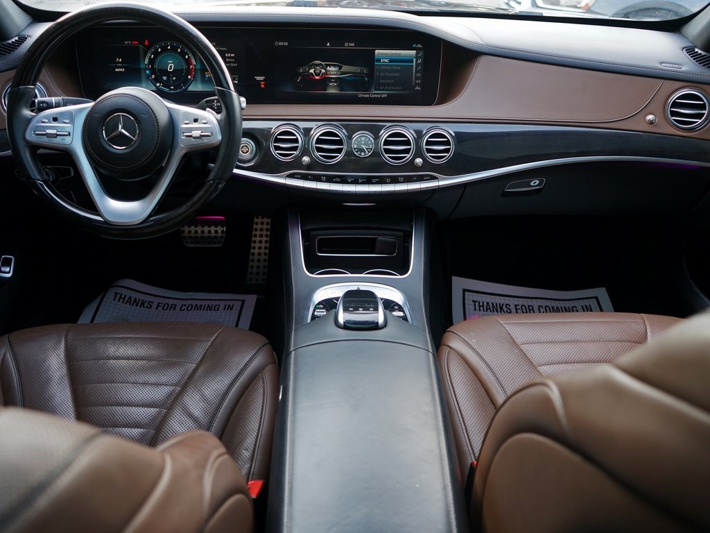 used 2019 Mercedes-Benz S-Class car, priced at $33,495